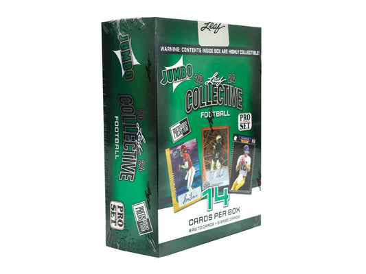 2024 Leaf Collective Football Hobby Jumbo Box
