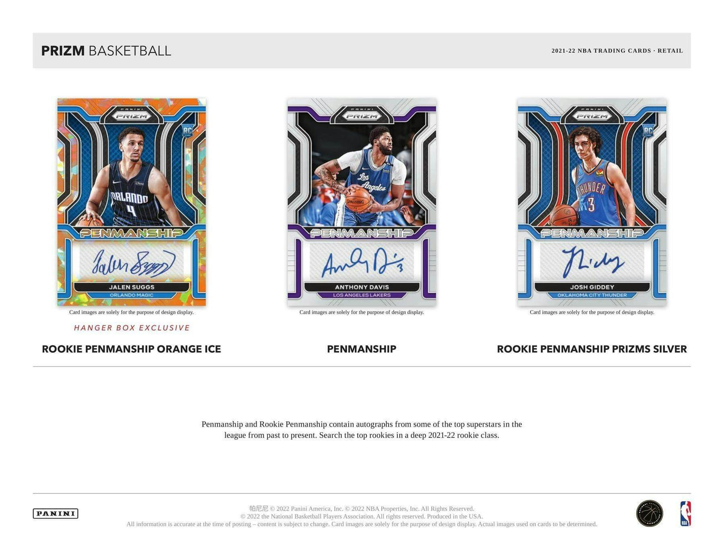 2021/22 Panini Prizm Basketball Blaster Box