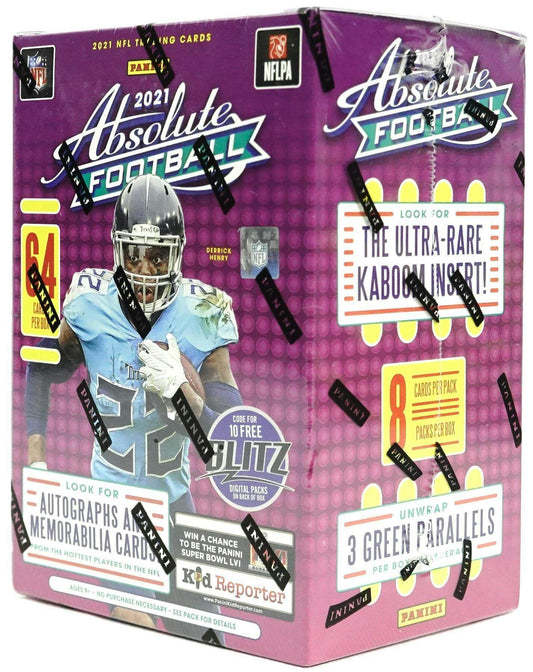 2021 Panini Absolute Football Blaster Box (Green Parallels!)