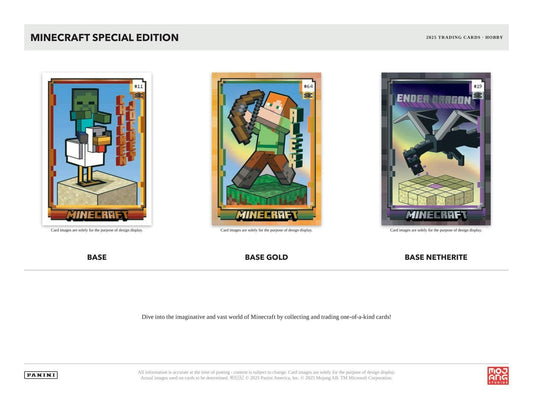 Panini 2025 Minecraft Special Edition Hobby Box