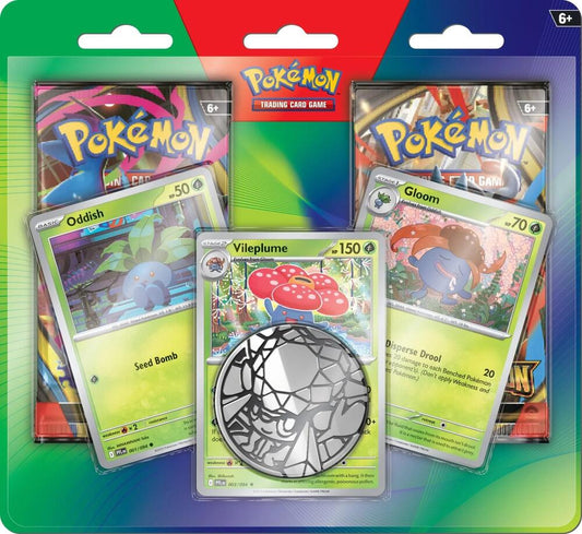 Pokemon TCG: Mega Evolution 2-Pack Blister Pack [Oddish, Gloom, & Vileplume]