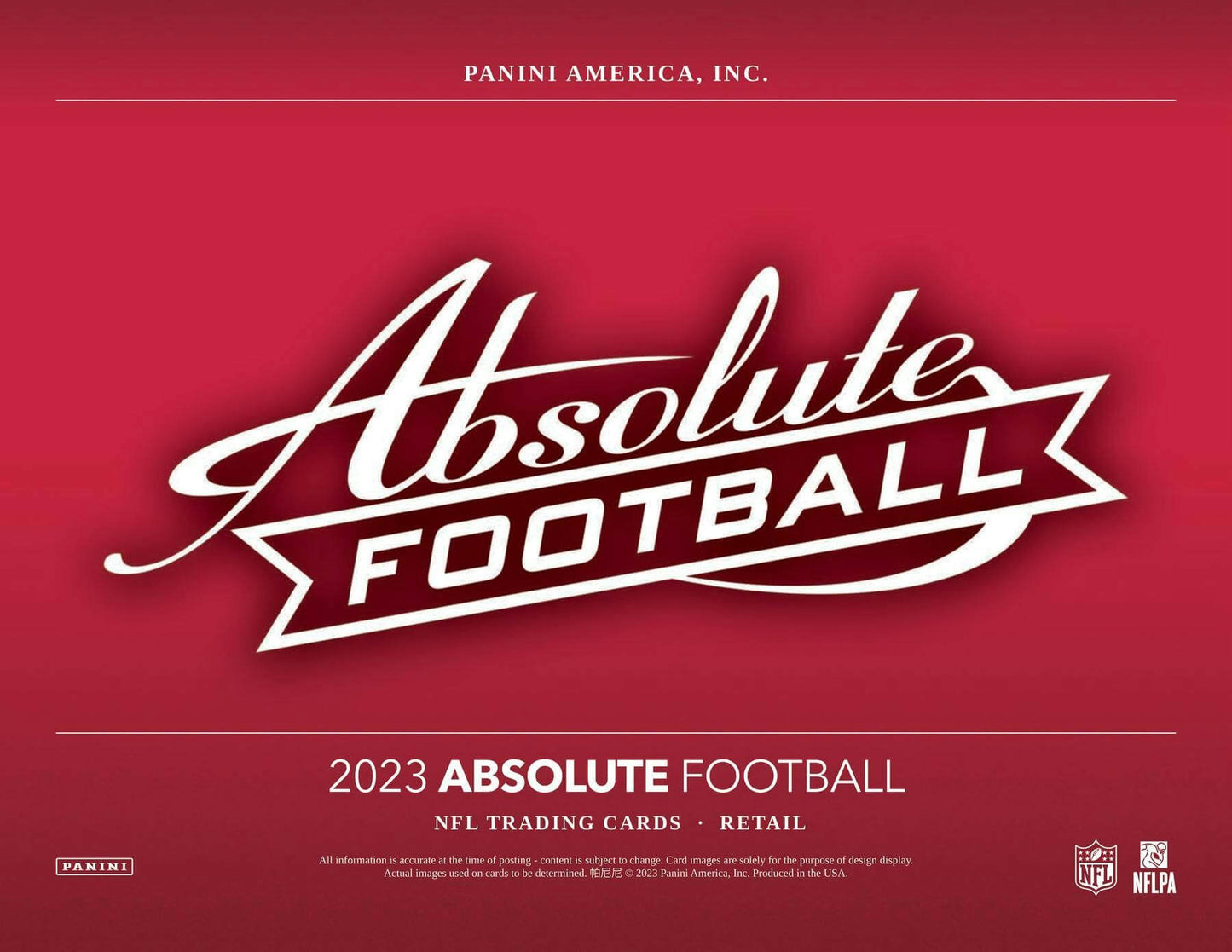 2023 Panini Absolute Football Mega Box