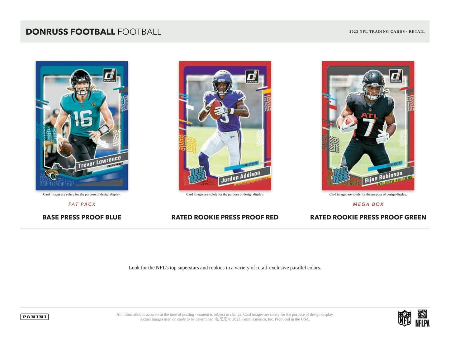 2023 Panini Donruss Football 6-Pack Blaster Box