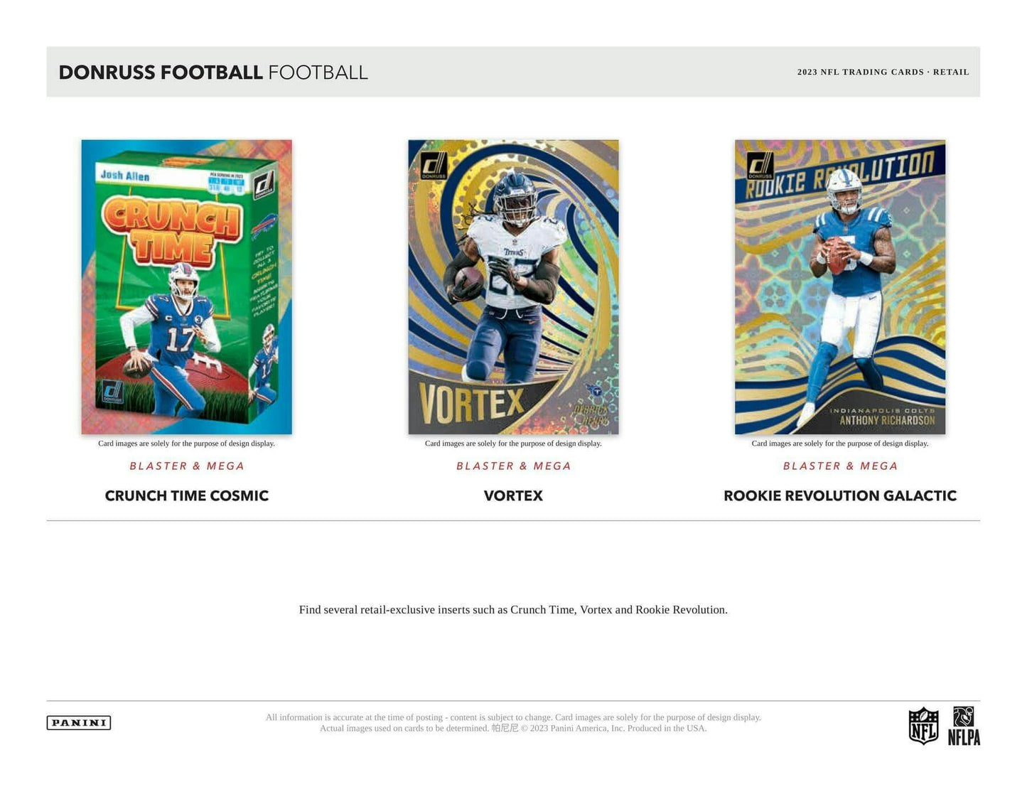2023 Panini Donruss Football 6-Pack Blaster Box