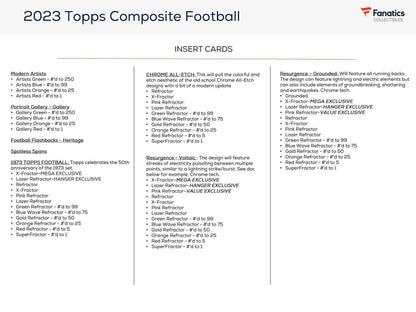 2023 Topps Composite Football Mega Box
