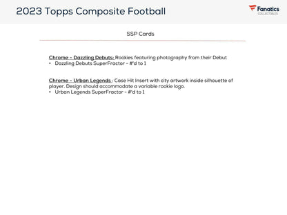 2023 Topps Composite Football Mega Box