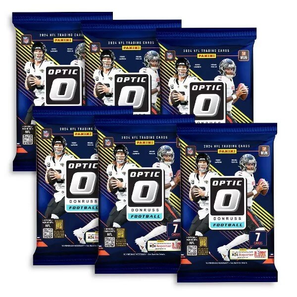2024 Panini Donruss Optic Football Mega Box (Blue Hyper)