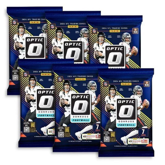 2024 Panini Donruss Optic Football Mega Box (Blue Hyper)