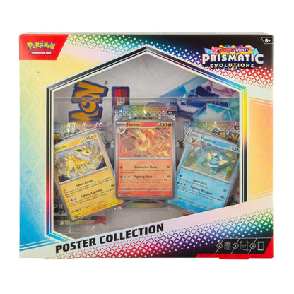 Pokemon TCG: Scarlet & Violet Prismatic Evolutions (SV8.5) Poster Collection Box