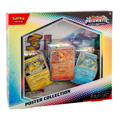 Pokemon TCG: Scarlet & Violet Prismatic Evolutions (SV8.5) Poster Collection Box