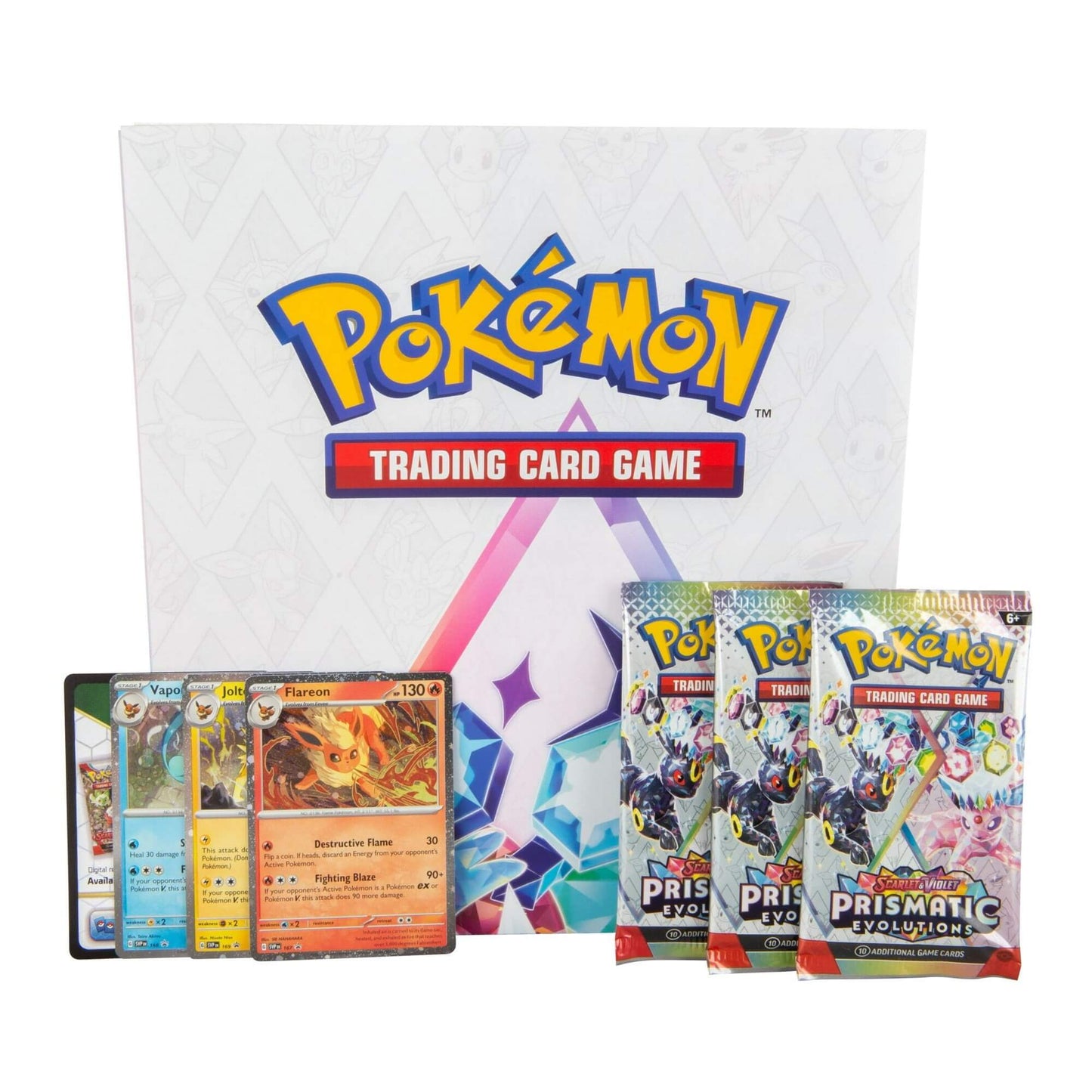 Pokemon TCG: Scarlet & Violet Prismatic Evolutions (SV8.5) Poster Collection Box