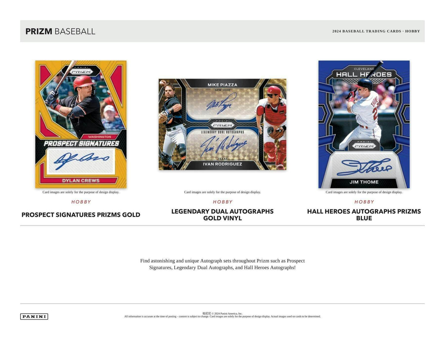 2024 Panini Prizm Baseball Hobby Pack