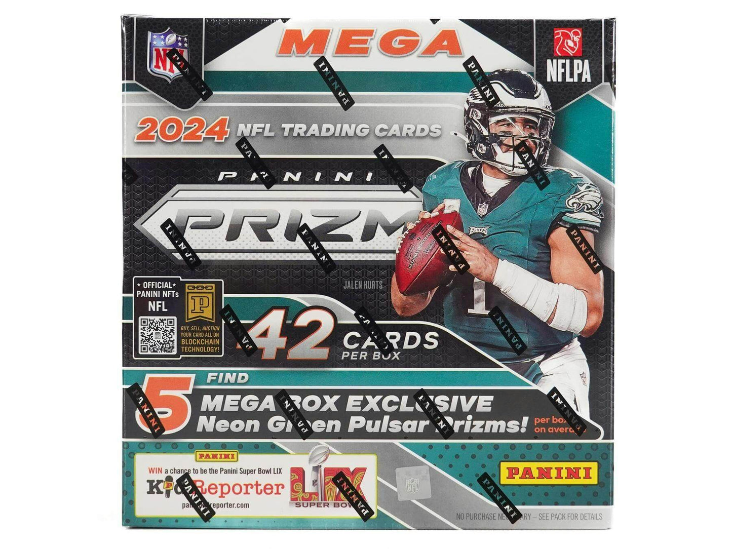 2024 Panini Prizm Football Mega Box (Neon Green Pulsar Prizms!)