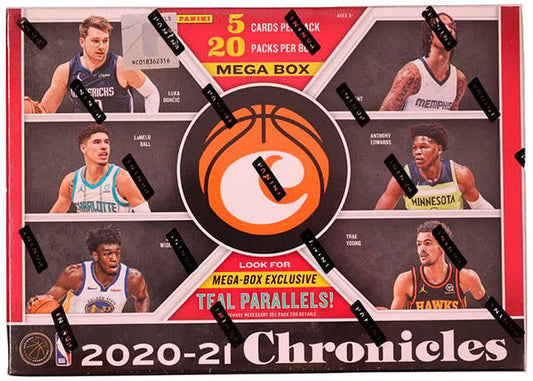 2020/21 Panini Chronicles Basketball Mega Box - Teal Parallels