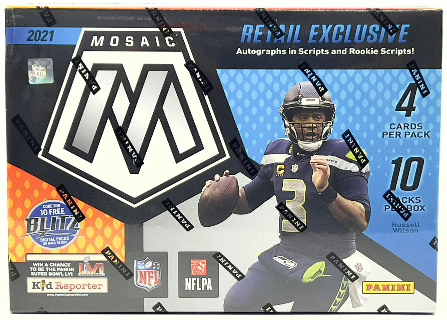 2021 Panini Mosaic Football Mega Box