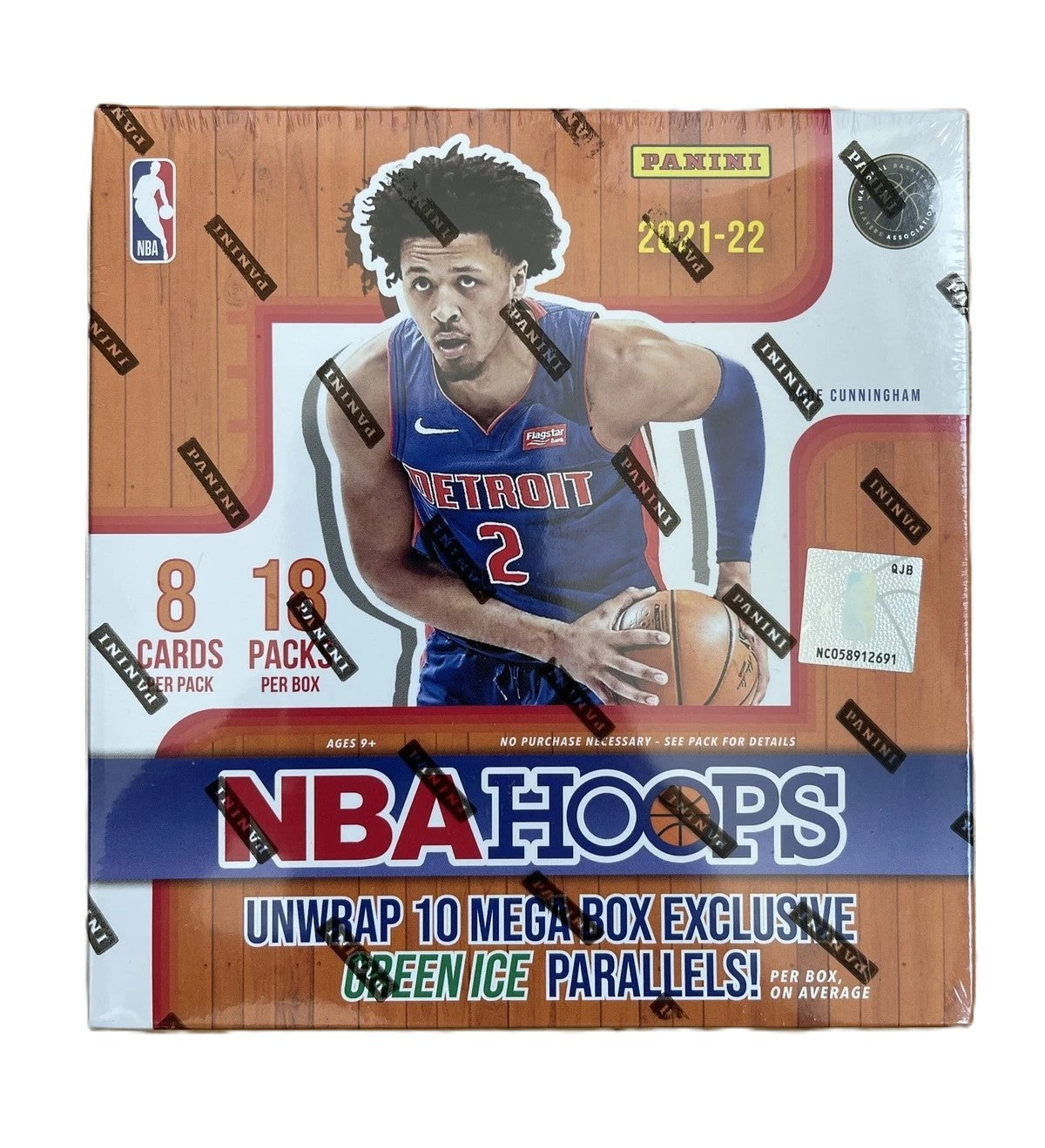 2021-22 Panini Hoops NBA Mega Box Fanatics Exclusive - Green Ice