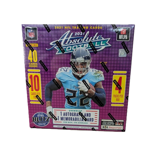 2021 Panini Absolute Football Mega Box (Teal Parallels)